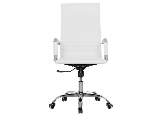 ΚΑΡΕΚΛΑ ΓΡΑΦΕΙΟΥ BOSS ΔΙΕΥΘΥΝΤΟΥ HM1059.32 ΛΕΥΚΟ PU ΠΟΔΙ ΧΡΩΜΙΟΥ 54x57x110Υεκ.
