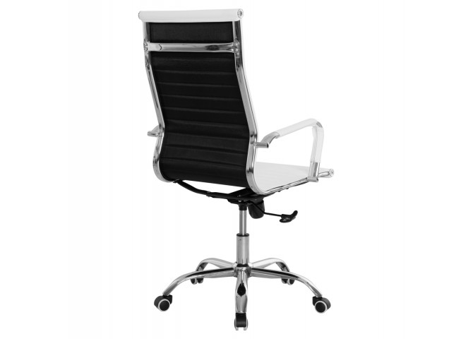 ΚΑΡΕΚΛΑ ΓΡΑΦΕΙΟΥ BOSS ΔΙΕΥΘΥΝΤΟΥ HM1059.32 ΛΕΥΚΟ PU ΠΟΔΙ ΧΡΩΜΙΟΥ 54x57x110Υεκ.