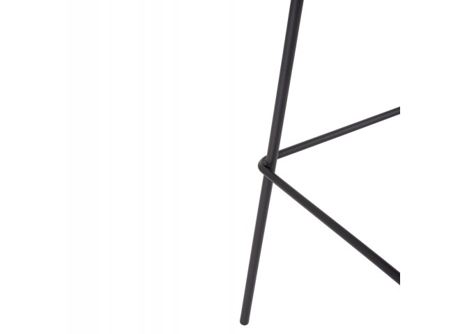 ΣΚΑΜΠΟ ΜΠΑΡ VINCENT HM8579.23 ΚΑΦΕ ΥΦΑΣΜΑ-ΜΑΥΡΟΣ ΜΕΤΑΛΛΙΚΟΣ ΣΚΕΛΕΤΟΣ 47x46x104Υεκ.