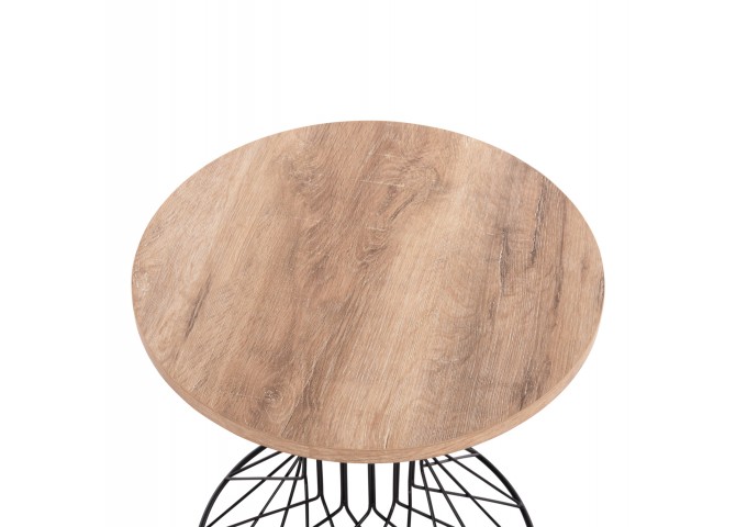 ΒΟΗΘΗΤΙΚΟ ΤΡΑΠΕΖΙ ΣΑΛΟΝΙΟΥ KEON HM18038.03 MDF TOP ΣΕ ΣΟΝΑΜΑ-ΜΕΤΑΛΛΟ Φ45x50Υεκ.