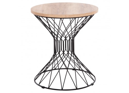 ΒΟΗΘΗΤΙΚΟ ΤΡΑΠΕΖΙ ΣΑΛΟΝΙΟΥ KEON HM18038.03 MDF TOP ΣΕ ΣΟΝΑΜΑ-ΜΕΤΑΛΛΟ Φ45x50Υεκ.