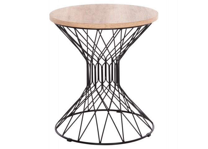 ΒΟΗΘΗΤΙΚΟ ΤΡΑΠΕΖΙ ΣΑΛΟΝΙΟΥ KEON HM18038.03 MDF TOP ΣΕ ΣΟΝΑΜΑ-ΜΕΤΑΛΛΟ Φ45x50Υεκ.