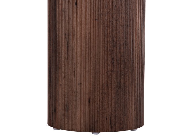 ΒΟΗΘΗΤΙΚΟ ΤΡΑΠΕΖΙ MARGON HM18027 MDF ΣΕ ΣΚΟΥΡΟ ΚΑΦΕ ΞΥΛΟΥ Φ45x50,5Υεκ.