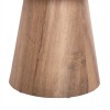 ΤΡΑΠΕΖΙ ΣΑΛΟΝΙΟΥ KARAN HM18028 MDF ΣΕ ΦΥΣΙΚΟ ΧΡΩΜΑ ΞΥΛΟΥ Φ80x45,5Υεκ.