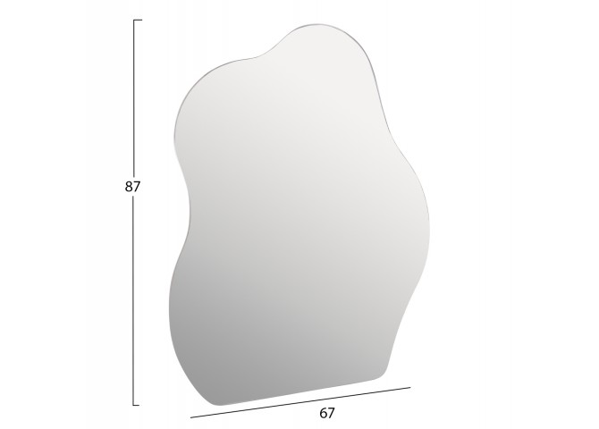 ΚΑΘΡΕΠΤΗΣ TOIXOY ΣΕΙΡΑ TORCH HM4495 ΣΚΕΛΕΤΟΣ MDF-LED ΟΠΙΣΘΙΟΣ ΦΩΤΙΣΜΟΣ 67x87Υεκ.