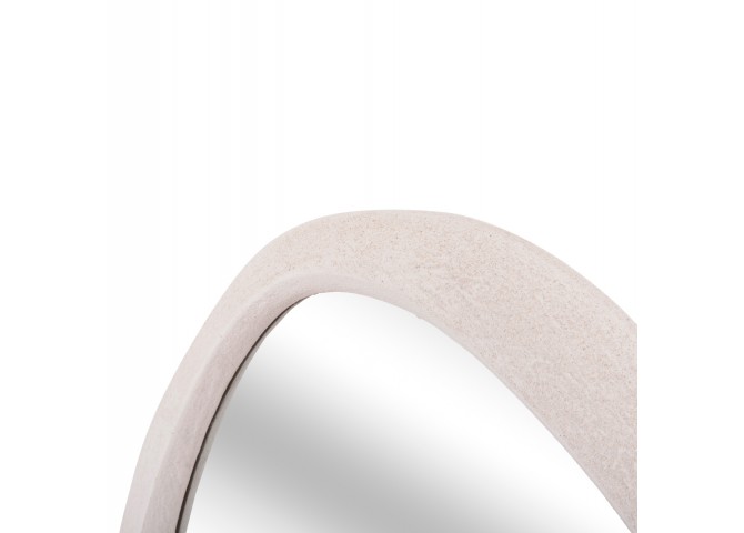 ΚΑΘΡΕΠΤΗΣ ΤΟΙΧΟΥ ΟΒΑΛ ΣΕΙΡΑ SANTORINI HM4514 MDF ΣΕ ΥΠΟΛΕΥΚΟ 48x3,2x60Υεκ