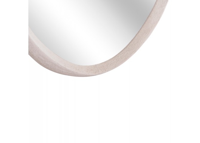 ΚΑΘΡΕΠΤΗΣ ΤΟΙΧΟΥ ΟΒΑΛ ΣΕΙΡΑ SANTORINI HM4514 MDF ΣΕ ΥΠΟΛΕΥΚΟ 48x3,2x60Υεκ