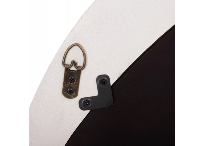 ΚΑΘΡΕΠΤΗΣ ΤΟΙΧΟΥ ΟΒΑΛ ΣΕΙΡΑ SANTORINI HM4514 MDF ΣΕ ΥΠΟΛΕΥΚΟ 48x3,2x60Υεκ