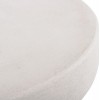 ΤΡΑΠΕΖΙ ΣΑΛΟΝΙΟΥ ΣΤΡΟΓΓΥΛΟ ΣΕΙΡΑ SANTORINI HM18051 MDF ΣΕ ΥΠΟΛΕΥΚΟ ΧΡΩΜΑ Φ60x42,5Υεκ.