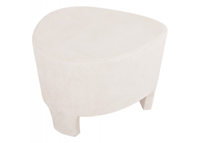 ΤΡΑΠΕΖΙ ΣΑΛΟΝΙΟΥ ΣΕΙΡΑ SANTORINI HM18053 MDF ΣΕ ΥΠΟΛΕΥΚΟ ΧΡΩΜΑ 54x61x40,5Υεκ.
