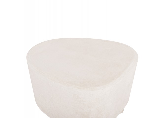 ΤΡΑΠΕΖΙ ΣΑΛΟΝΙΟΥ ΣΕΙΡΑ SANTORINI HM18053 MDF ΣΕ ΥΠΟΛΕΥΚΟ ΧΡΩΜΑ 54x61x40,5Υεκ.
