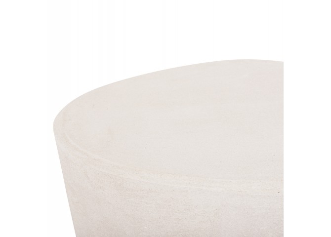ΤΡΑΠΕΖΙ ΣΑΛΟΝΙΟΥ ΣΕΙΡΑ SANTORINI HM18053 MDF ΣΕ ΥΠΟΛΕΥΚΟ ΧΡΩΜΑ 54x61x40,5Υεκ.