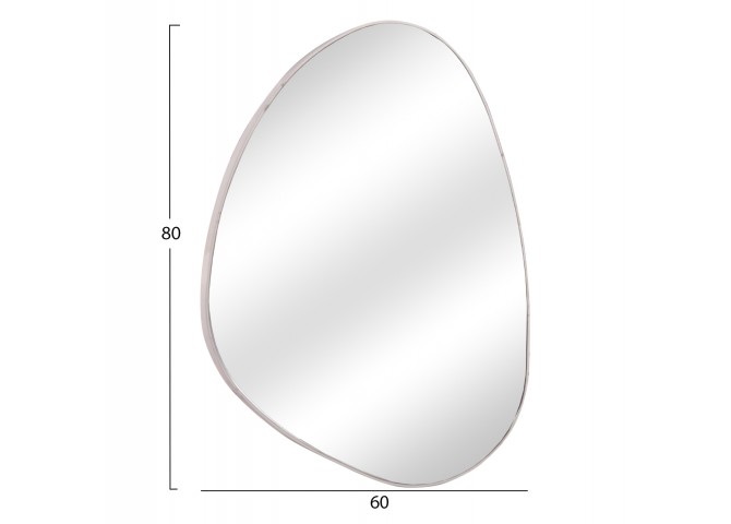 ΚΑΘΡΕΠΤΗΣ ΤΟΙΧΟΥ IRREGU HM4487.05 ΜΕ ΠΛΑΙΣΙΟ MDF ΣΕ WHITE MARBLE ΧΡΩΜΑ 60x80Υεκ.