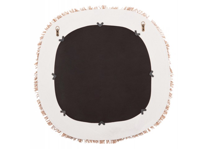 ΚΑΘΡΕΠΤΗΣ ΤΟΙΧΟΥ ΣΕΙΡΑ SANTORINI HM4527 MDF ΥΠΟΛΕΥΚΟ-ΔΙΑΚΟΣΜΗΣΗ ΣΕ ΜΠΕΖ 78x1,8x78Υεκ.