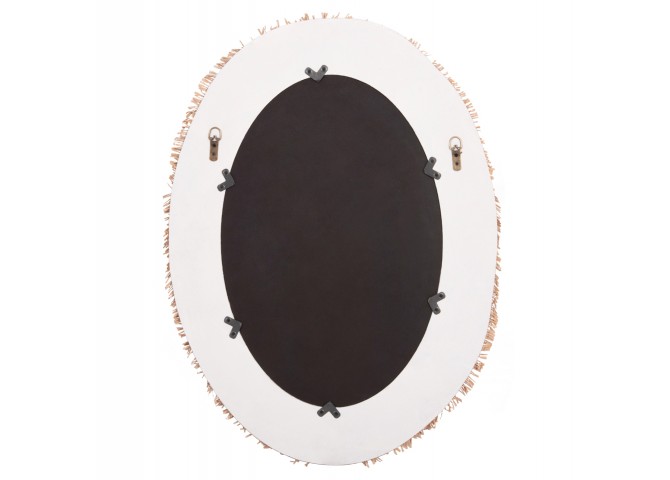 ΚΑΘΡΕΠΤΗΣ ΤΟΙΧΟΥ ΣΕΙΡΑ SANTORINI HM4528 MDF ΥΠΟΛΕΥΚΟ-ΔΙΑΚΟΣΜΗΣΗ ΣΕ ΜΠΕΖ 60x2x80Υεκ.
