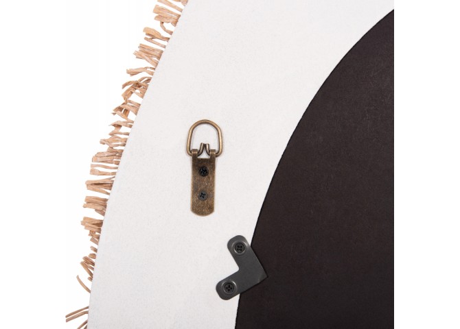 ΚΑΘΡΕΠΤΗΣ ΤΟΙΧΟΥ ΣΕΙΡΑ SANTORINI HM4528 MDF ΥΠΟΛΕΥΚΟ-ΔΙΑΚΟΣΜΗΣΗ ΣΕ ΜΠΕΖ 60x2x80Υεκ.