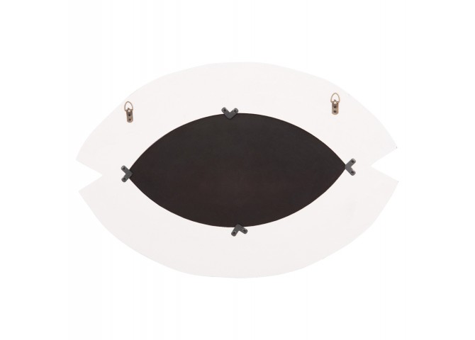 ΚΑΘΡΕΠΤΗΣ ΤΟΙΧΟΥ ΣΕΙΡΑ SANTORINI HM4529 MDF ΥΠΟΛΕΥΚΟ-ΔΙΑΚΟΣΜΗΣΗ ΣΕ ΜΠΕΖ 81x1,8x54Υεκ.