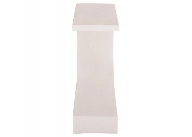 ΚΟΝΣΟΛΑ ΣΕΙΡΑ SANTORINI HM18049 MDF ΣΕ ΥΠΟΛΕΥΚΟ ΧΡΩΜΑ 110x30x70Υεκ.