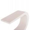 ΚΟΝΣΟΛΑ ΣΕΙΡΑ SANTORINI HM18049 MDF ΣΕ ΥΠΟΛΕΥΚΟ ΧΡΩΜΑ 110x30x70Υεκ.