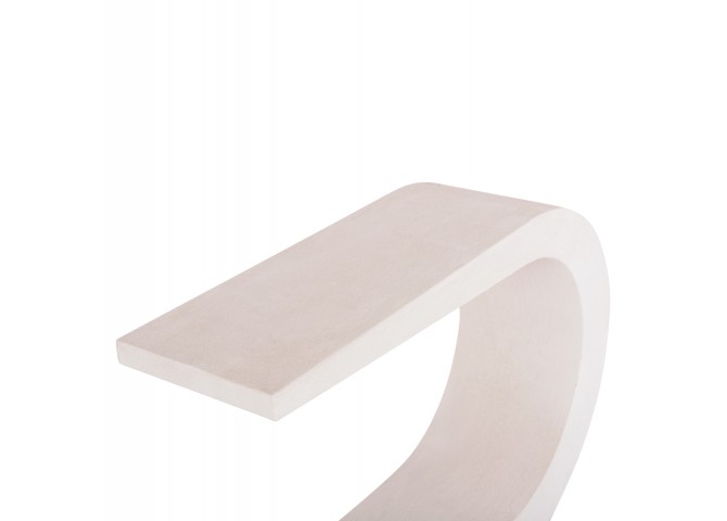 ΚΟΝΣΟΛΑ ΣΕΙΡΑ SANTORINI HM18049 MDF ΣΕ ΥΠΟΛΕΥΚΟ ΧΡΩΜΑ 110x30x70Υεκ.