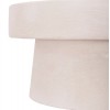 ΤΡΑΠΕΖΙ ΣΑΛΟΝΙΟΥ ΣΤΡΟΓΓΥΛΟ ΣΕΙΡΑ SANTORINI HM18050 MDF ΣΕ ΥΠΟΛΕΥΚΟ ΧΡΩΜΑ Φ80x35Υεκ.