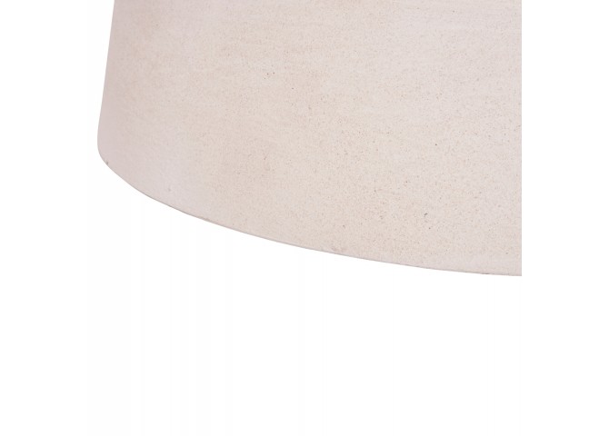 ΤΡΑΠΕΖΙ ΣΑΛΟΝΙΟΥ ΣΤΡΟΓΓΥΛΟ ΣΕΙΡΑ SANTORINI HM18050 MDF ΣΕ ΥΠΟΛΕΥΚΟ ΧΡΩΜΑ Φ80x35Υεκ.