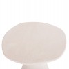 ΤΡΑΠΕΖΙ ΤΡΑΠΕΖΑΡΙΑΣ ΣΤΡΟΓΓΥΛΟ ΣΕΙΡΑ SANTORINI HM18055 MDF ΥΠΟΛΕΥΚΟ ΧΡΩΜΑ Φ77x76Υεκ.
