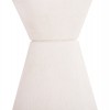 ΤΡΑΠΕΖΙ ΤΡΑΠΕΖΑΡΙΑΣ ΣΤΡΟΓΓΥΛΟ ΣΕΙΡΑ SANTORINI HM18055 MDF ΥΠΟΛΕΥΚΟ ΧΡΩΜΑ Φ77x76Υεκ.