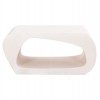 ΤΡΑΠΕΖΙ ΣΑΛΟΝΙΟΥ ΣΕΙΡΑ SANTORINI HM18071 MDF ΣΕ ΥΠΟΛΕΥΚΟ ΧΡΩΜΑ 100x60x45Υεκ.