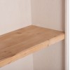 ΡΑΦΙΕΡΑ ΣΕΙΡΑ SANTORINI HM18044 MDF ΥΠΟΛΕΥΚΟ-ΡΑΦΙΑ ΞΥΛΟ ΕΛΑΤΟΥ ΦΥΣΙΚΟ 80x38x188,5Υεκ.