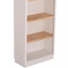 ΡΑΦΙΕΡΑ ΣΕΙΡΑ SANTORINI HM18044 MDF ΥΠΟΛΕΥΚΟ-ΡΑΦΙΑ ΞΥΛΟ ΕΛΑΤΟΥ ΦΥΣΙΚΟ 80x38x188,5Υεκ.