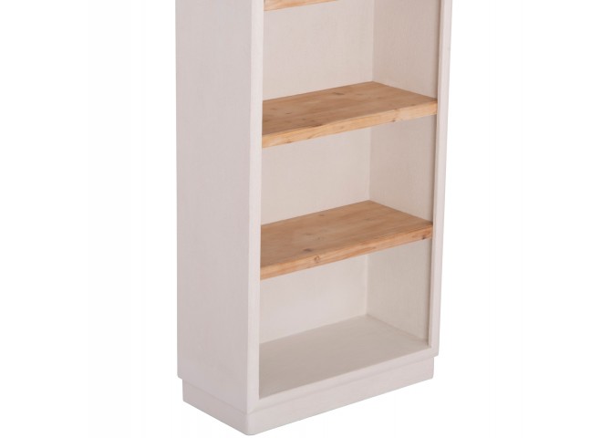 ΡΑΦΙΕΡΑ ΣΕΙΡΑ SANTORINI HM18044 MDF ΥΠΟΛΕΥΚΟ-ΡΑΦΙΑ ΞΥΛΟ ΕΛΑΤΟΥ ΦΥΣΙΚΟ 80x38x188,5Υεκ.