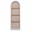 ΡΑΦΙΕΡΑ ΣΕΙΡΑ SANTORINI HM18045 MDF ΥΠΟΛΕΥΚΟ-ΡΑΦΙΑ ΞΥΛΟ ΕΛΑΤΟΥ ΦΥΣΙΚΟ 60x38,5x179Υεκ.