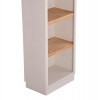 ΡΑΦΙΕΡΑ ΣΕΙΡΑ SANTORINI HM18045 MDF ΥΠΟΛΕΥΚΟ-ΡΑΦΙΑ ΞΥΛΟ ΕΛΑΤΟΥ ΦΥΣΙΚΟ 60x38,5x179Υεκ.