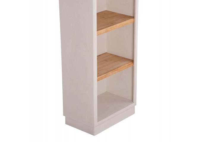 ΡΑΦΙΕΡΑ ΣΕΙΡΑ SANTORINI HM18045 MDF ΥΠΟΛΕΥΚΟ-ΡΑΦΙΑ ΞΥΛΟ ΕΛΑΤΟΥ ΦΥΣΙΚΟ 60x38,5x179Υεκ.