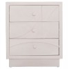 ΚΟΜΟΔΙΝΟ ΣΕΙΡΑ SANTORINI HM18047 MDF ΣΕ ΥΠΟΛΕΥΚΟ ΧΡΩΜΑ-3 ΣΥΡΤΑΡIA 48x38x55,5Υεκ.