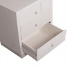 ΚΟΜΟΔΙΝΟ ΣΕΙΡΑ SANTORINI HM18047 MDF ΣΕ ΥΠΟΛΕΥΚΟ ΧΡΩΜΑ-3 ΣΥΡΤΑΡIA 48x38x55,5Υεκ.