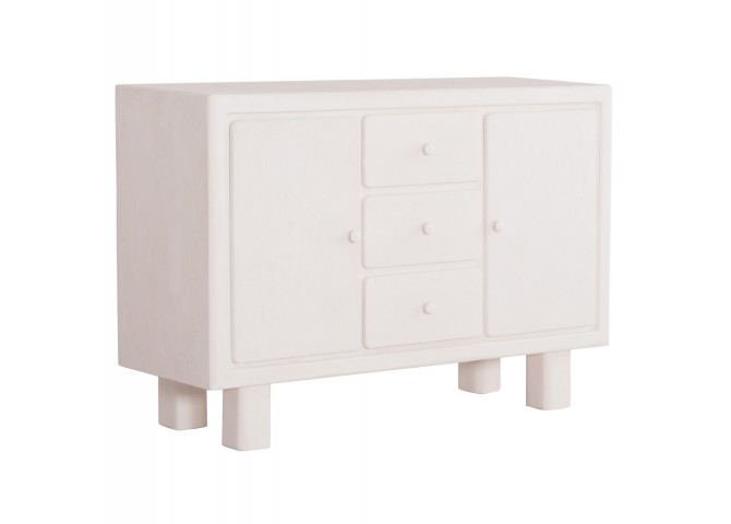 ΜΠΟΥΦΕΣ ΣΕΙΡΑ SANTORINI HM18048 MDF ΣΕ ΥΠΟΛΕΥΚΟ ΧΡΩΜΑ-3 ΣΥΡΤΑΡΙΑ & 2 ΠΟΡΤΕΣ 120x38x80Υεκ.