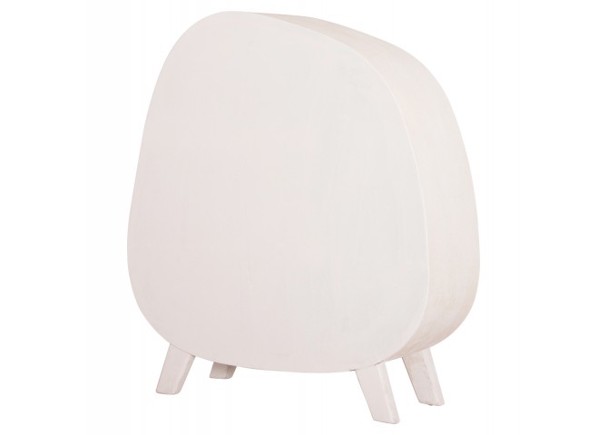 ΡΑΦΙΕΡΑ ΣΕΙΡΑ SANTORINI HM18060.01 MDF ΣΕ ΥΠΟΛΕΥΚΟ ΧΡΩΜΑ 120x38x133Υεκ.