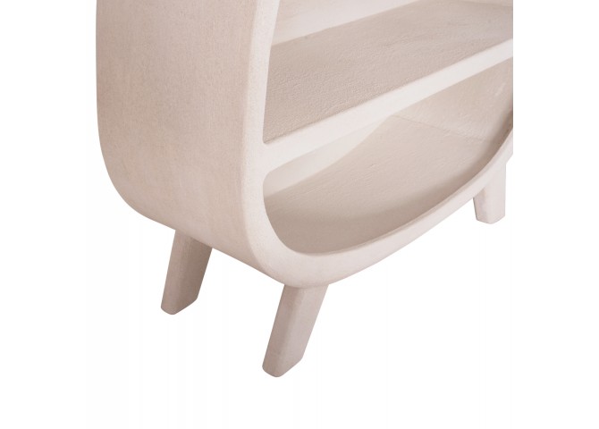 ΡΑΦΙΕΡΑ ΣΕΙΡΑ SANTORINI HM18060.01 MDF ΣΕ ΥΠΟΛΕΥΚΟ ΧΡΩΜΑ 120x38x133Υεκ.