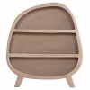ΡΑΦΙΕΡΑ ΣΕΙΡΑ SANTORINI HM18060.02 MDF ΣΕ ΚΑΦΕ ΧΡΩΜΑ 120x38x133Υεκ.
