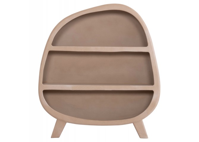 ΡΑΦΙΕΡΑ ΣΕΙΡΑ SANTORINI HM18060.02 MDF ΣΕ ΚΑΦΕ ΧΡΩΜΑ 120x38x133Υεκ.