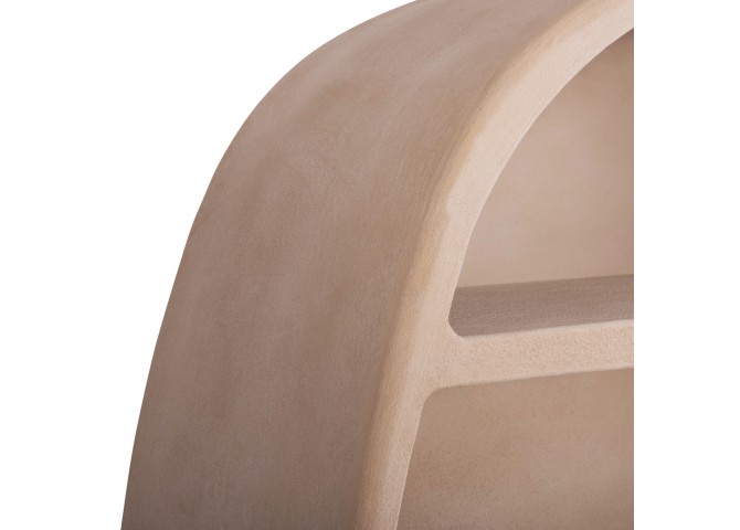 ΡΑΦΙΕΡΑ ΣΕΙΡΑ SANTORINI HM18060.02 MDF ΣΕ ΚΑΦΕ ΧΡΩΜΑ 120x38x133Υεκ.