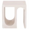 ΤΡΑΠΕΖΙ ΣΑΛΟΝΙΟΥ ΣΕΙΡΑ SANTORINI HM18070 MDF ΣΕ ΥΠΟΛΕΥΚΟ ΧΡΩΜΑ 48x38x48,5Υεκ.