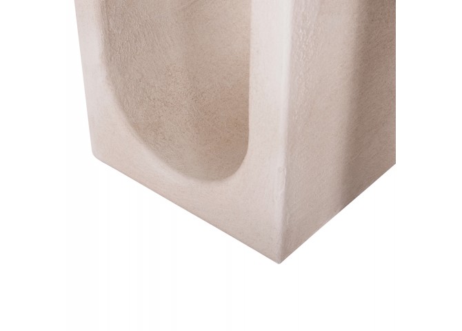 ΤΡΑΠΕΖΙ ΣΑΛΟΝΙΟΥ ΣΕΙΡΑ SANTORINI HM18070 MDF ΣΕ ΥΠΟΛΕΥΚΟ ΧΡΩΜΑ 48x38x48,5Υεκ.