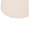 ΤΡΑΠΕΖΑΚΙ ΒΟΗΘΗΤΙΚΟ DENTON HM18023.02 MDF TOP ΦΥΣΙΚΟ ΞΥΛΟΥ-ΒΑΣΗ ΛΕΥΚΗ Φ45x51,5Υεκ.