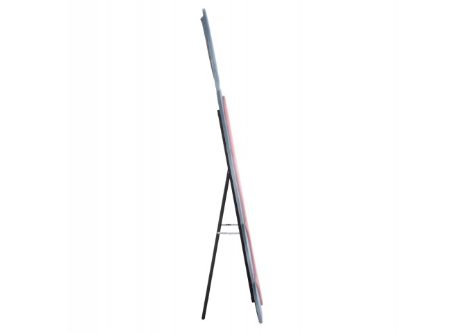 ΠΑΙΔΙΚΟΣ ΚΑΘΡΕΦΤΗΣ ΔΑΠΕΔΟΥ BUNNY HM4489.02 MDF ΡΟΖ & ΜΠΛΕ-ΜΑΥΡΟ STAND 80x162Υεκ.
