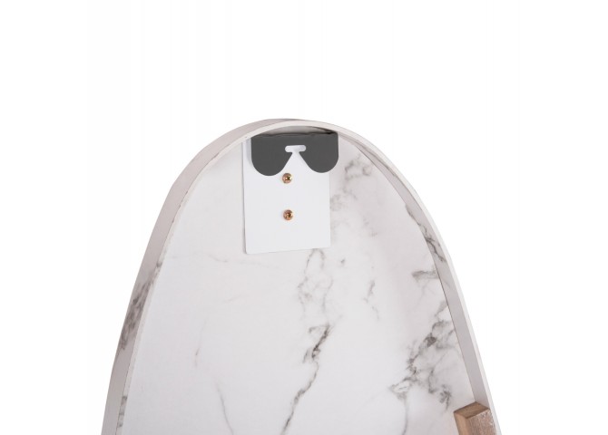 ΚΑΘΡΕΠΤΗΣ ΤΟΙΧΟΥ CRITHER HM4486.05 ΜΕ ΠΛΑΙΣΙΟ MDF ΣΕ WHITE MARBLE ΧΡΩΜΑ 49x140Υεκ.
