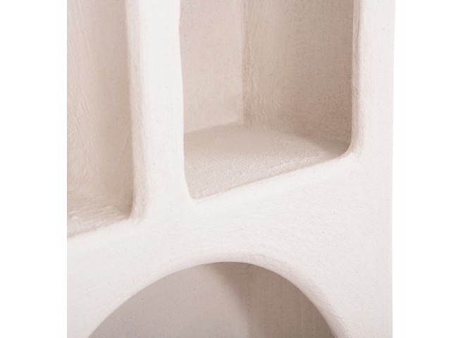 ΡΑΦΙΕΡΑ ΤΟΙΧΟΥ ΣΕΙΡΑ SANTORINI HM18069 MDF ΣΕ ΥΠΟΛΕΥΚΟ ΧΡΩΜΑ 47,5x18x120Υεκ.