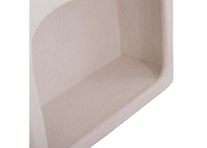 ΡΑΦΙΕΡΑ ΤΟΙΧΟΥ ΣΕΙΡΑ SANTORINI HM18069 MDF ΣΕ ΥΠΟΛΕΥΚΟ ΧΡΩΜΑ 47,5x18x120Υεκ.